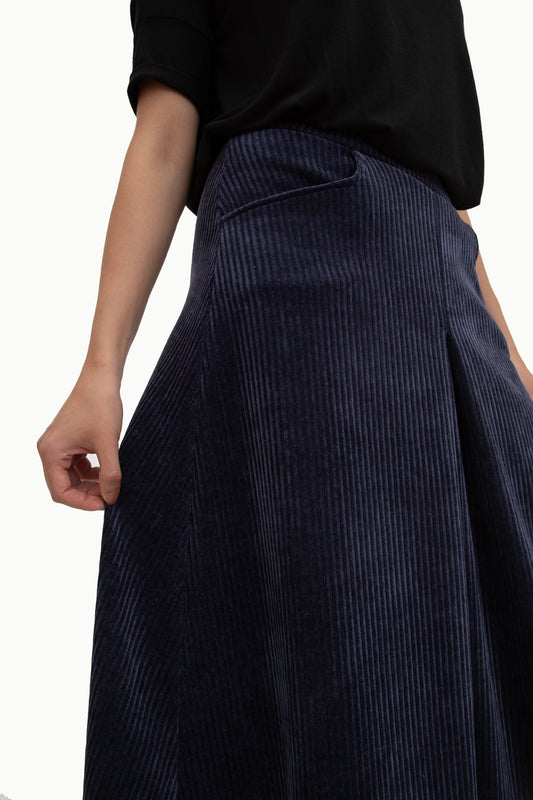 Gonna velluto a coste