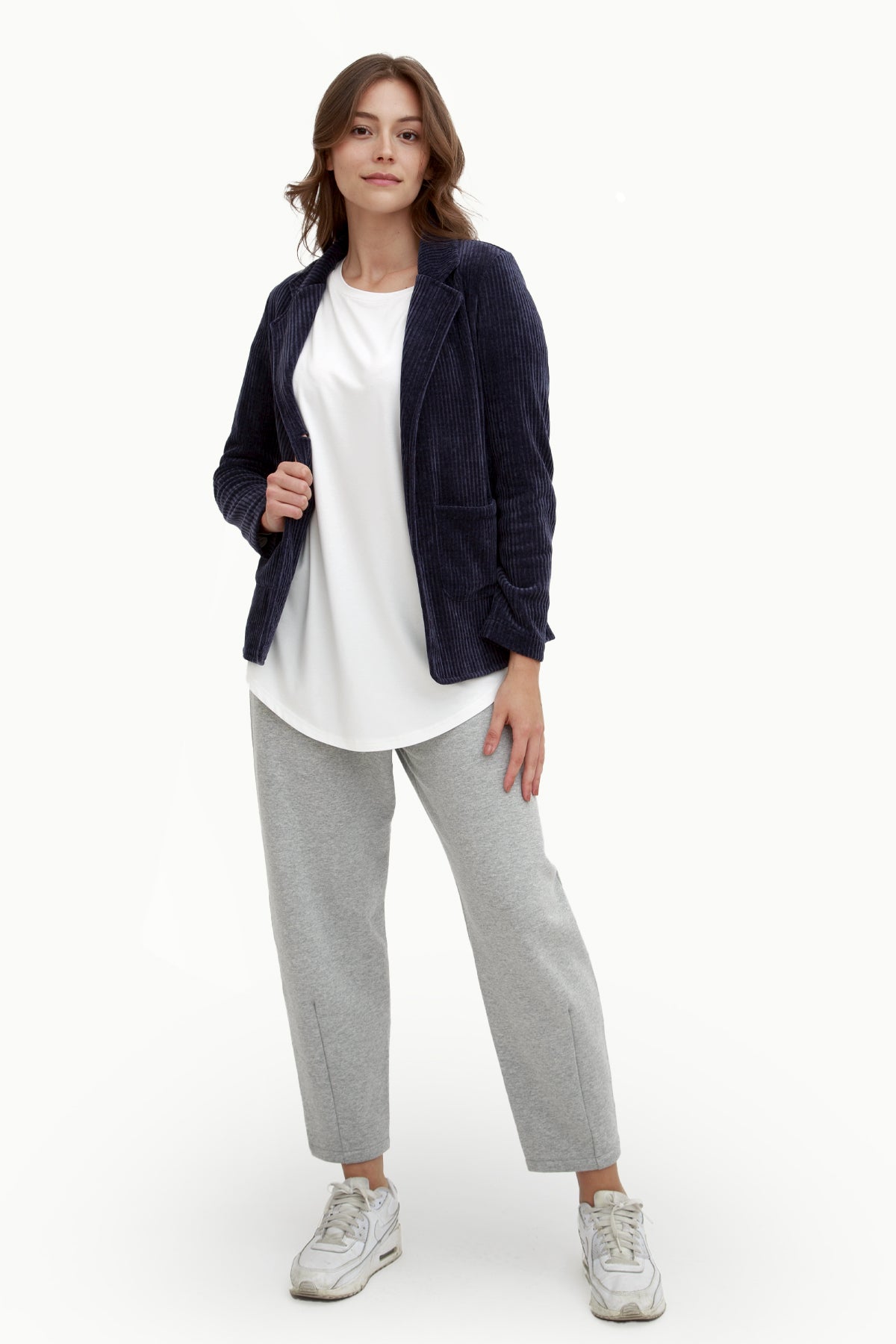 Pantalone in felpa melange
