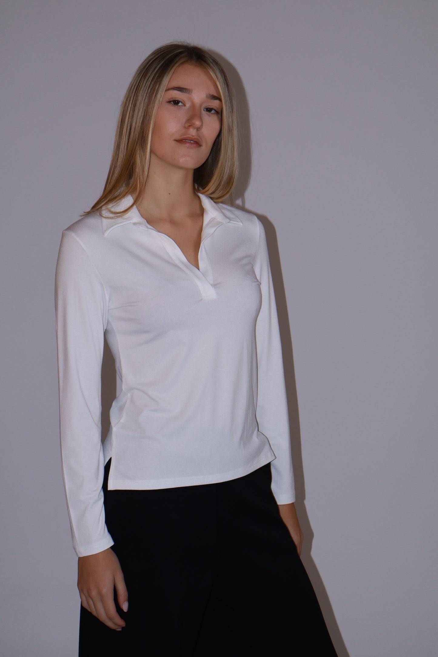 T-shirt polo manica lunga