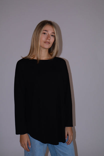 T-shirt over manica lunga